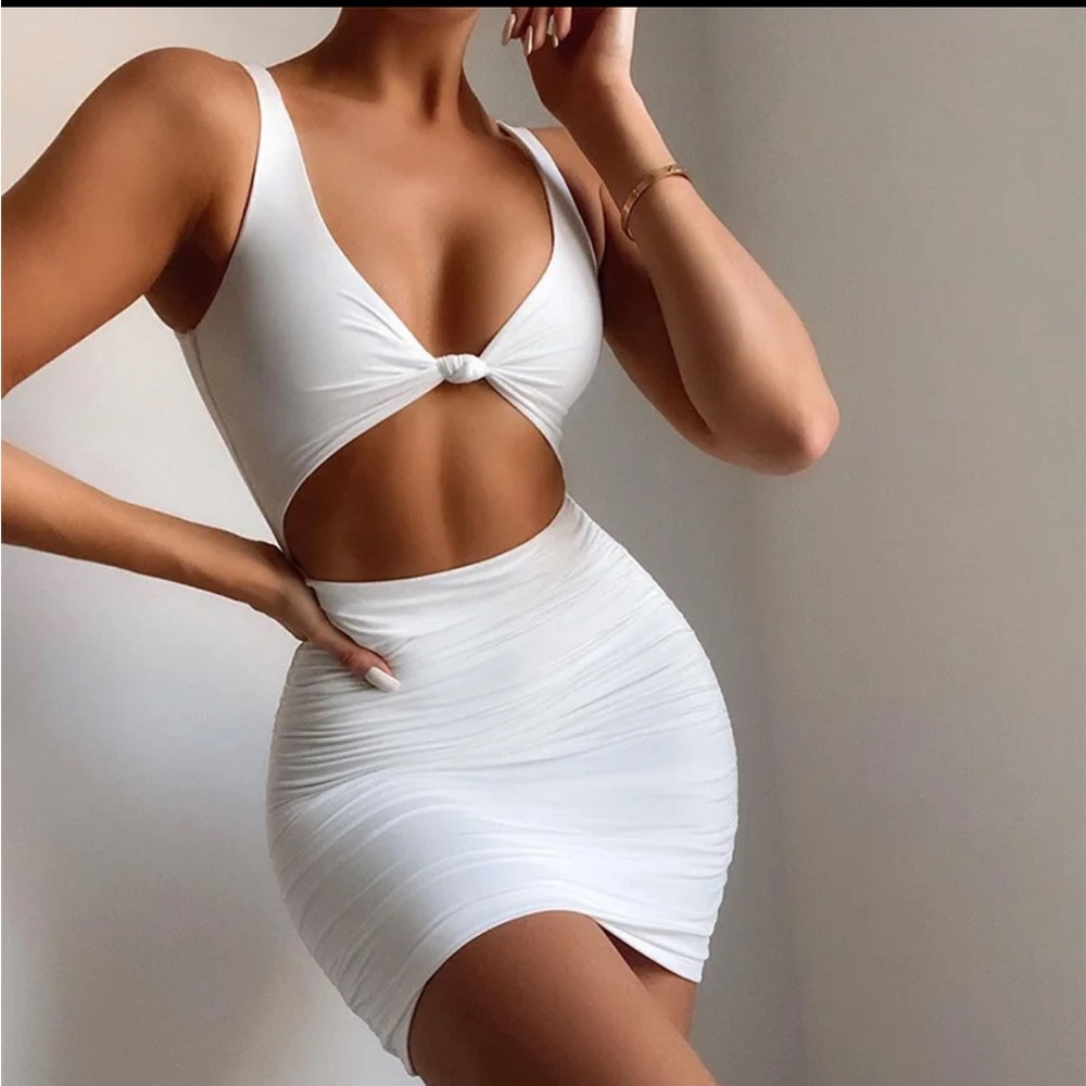 White Knot Dress